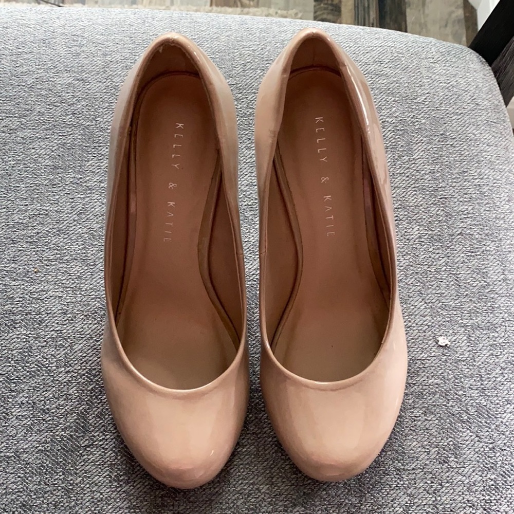 Nude Kelly and Katie heels